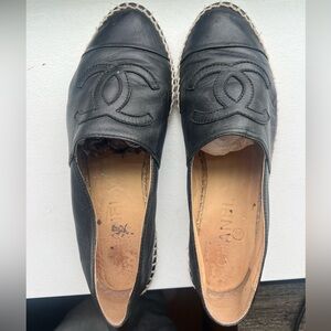 Chanel espadrille flats